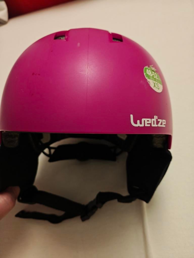 WEDZE H100 48-52 XS skihelm voor kinderen, uitstekende staat, Overige merken, Overige typen, Ophalen of Verzenden, Zo goed als nieuw