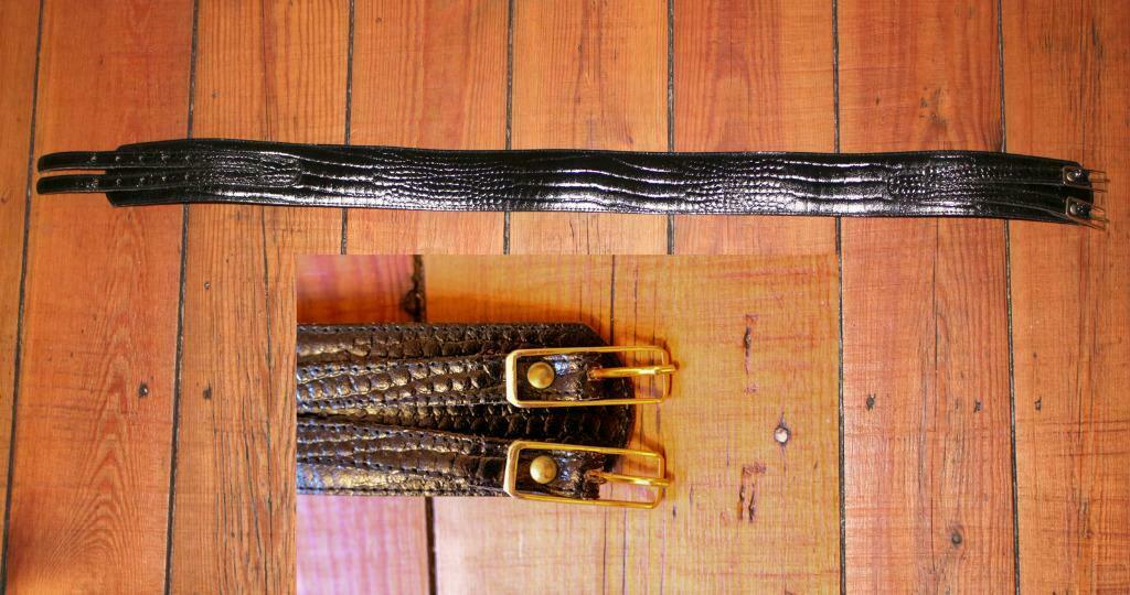 Ceinture_19_en cuir noir, Vêtements | Femmes, Ceintures, Porté, Ceinture, Moins de 80 cm, Noir, Enlèvement ou Envoi
