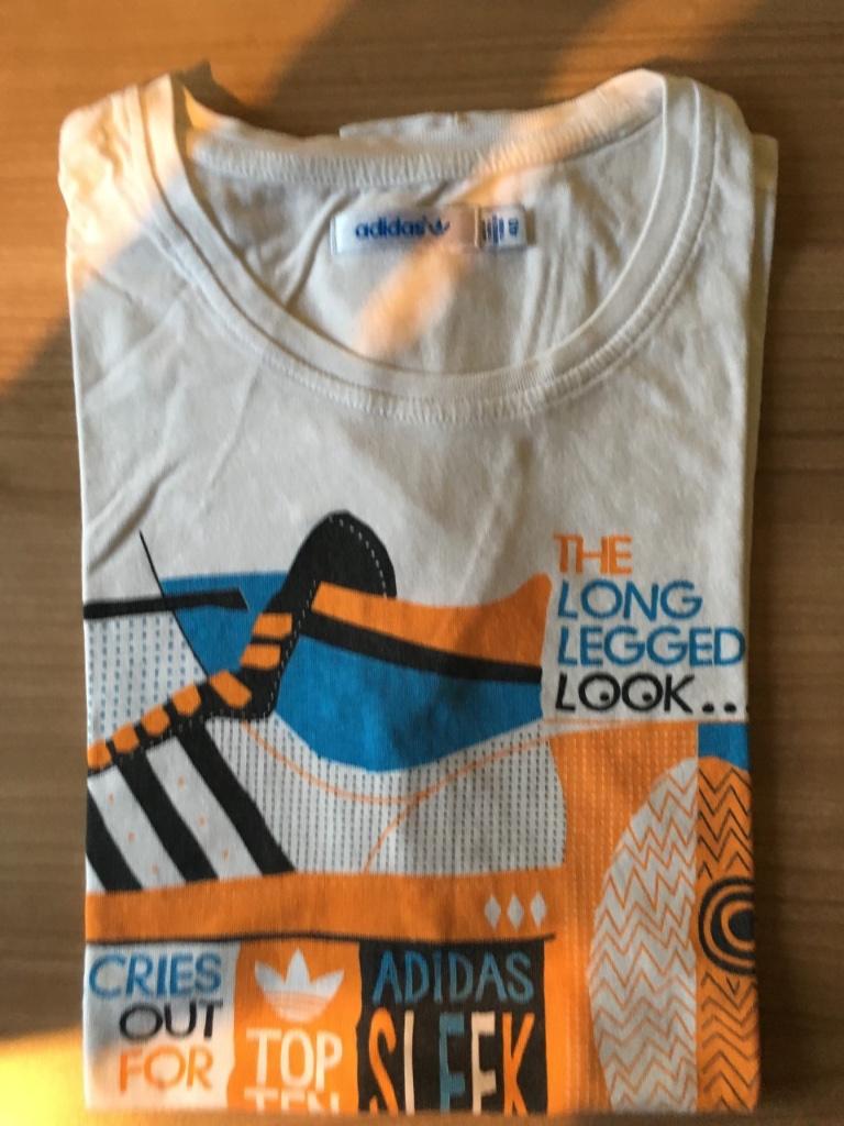 T-Shirt T shirt tshirt Adidas Nike M L (Medium Large), Ophalen of Verzenden, Adidas, Gedragen, Maat 48/50 (M)