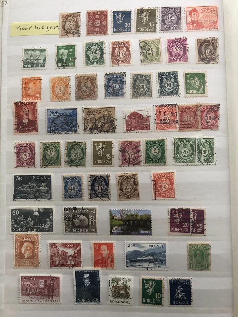 Timbres de Norvège, Timbres & Monnaies, Timbres | Europe | Scandinavie, Enlèvement ou Envoi, Norvège, Affranchi