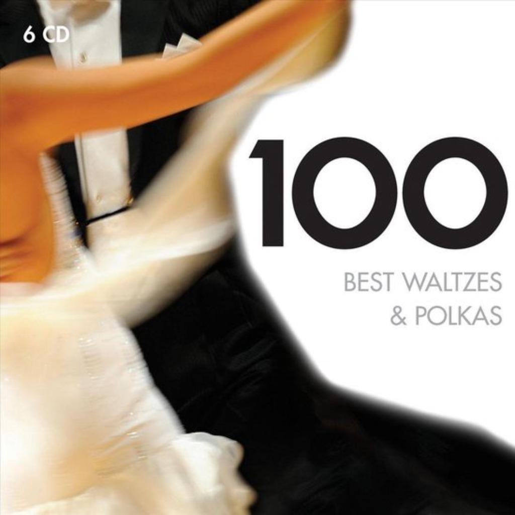 `746 - 100 BEST WALTZES & POLKAS - 6CD/BOX, Cd's en Dvd's, Cd's | Klassiek, Zo goed als nieuw, Verzenden