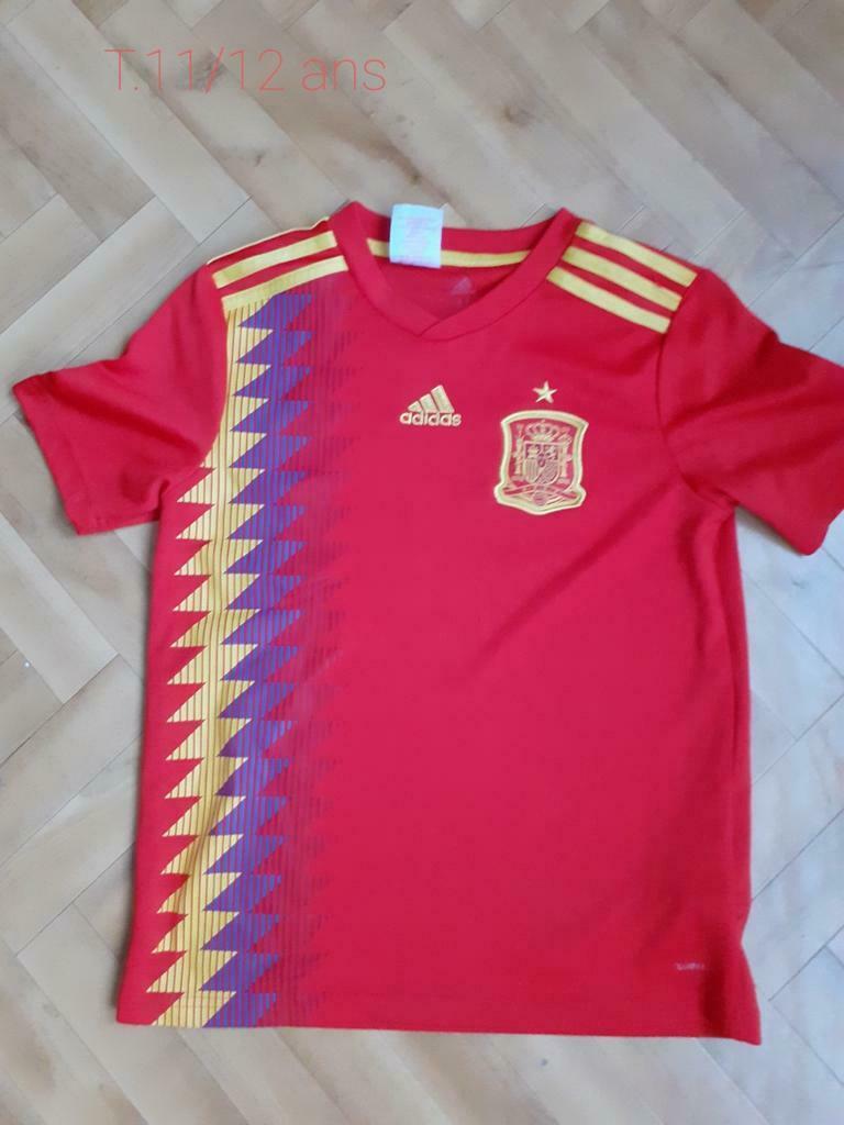 Maillot Espagne Adidas, Taille M, Enlèvement, Utilisé, Maillot