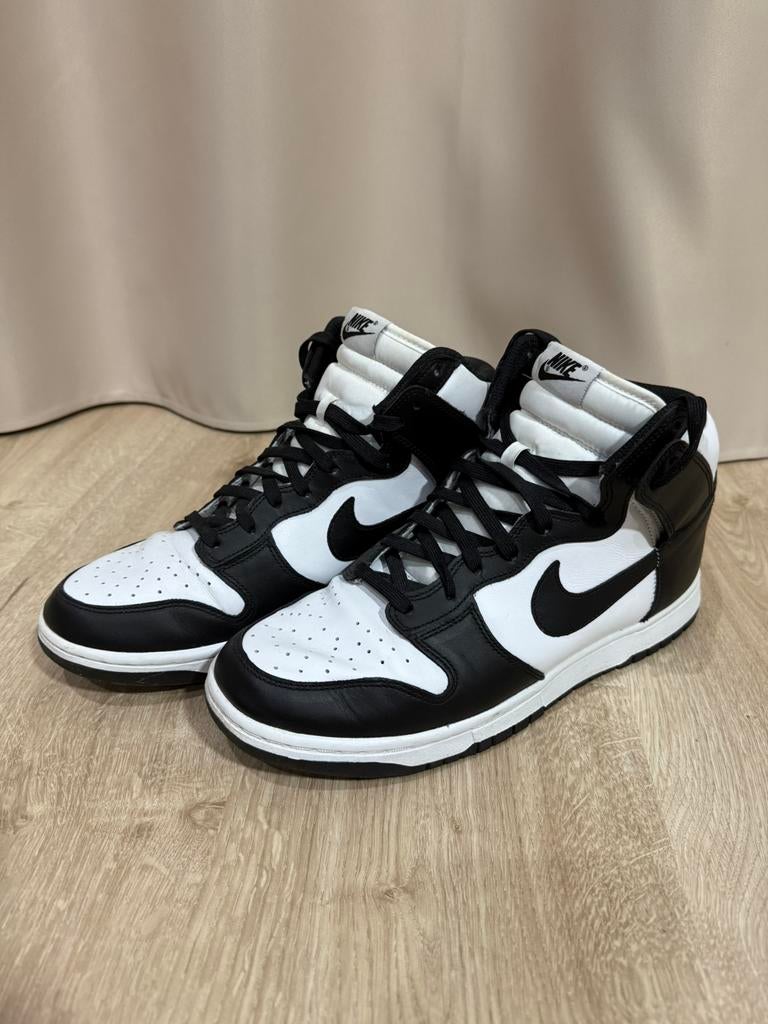 Nike dunk high Retro, Enlèvement, Porté, Blanc, Baskets