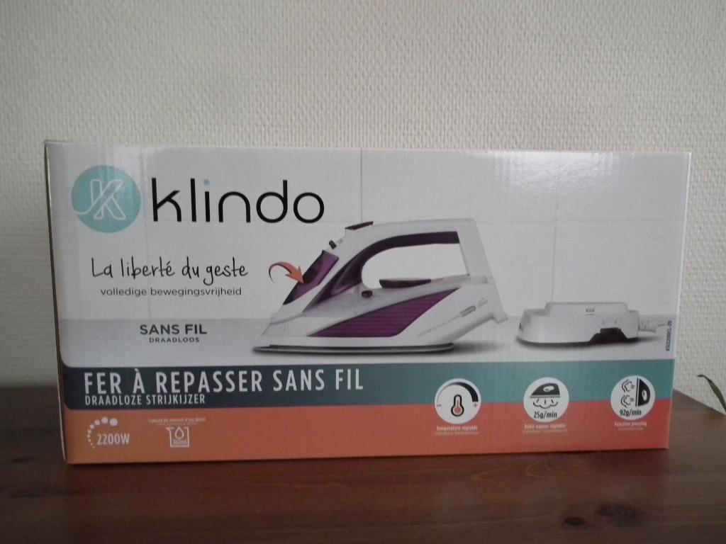 Draadloos strijkijzer. 2200W. (Klindo), Verzenden, Zo goed als nieuw, Draadloos strijkijzer