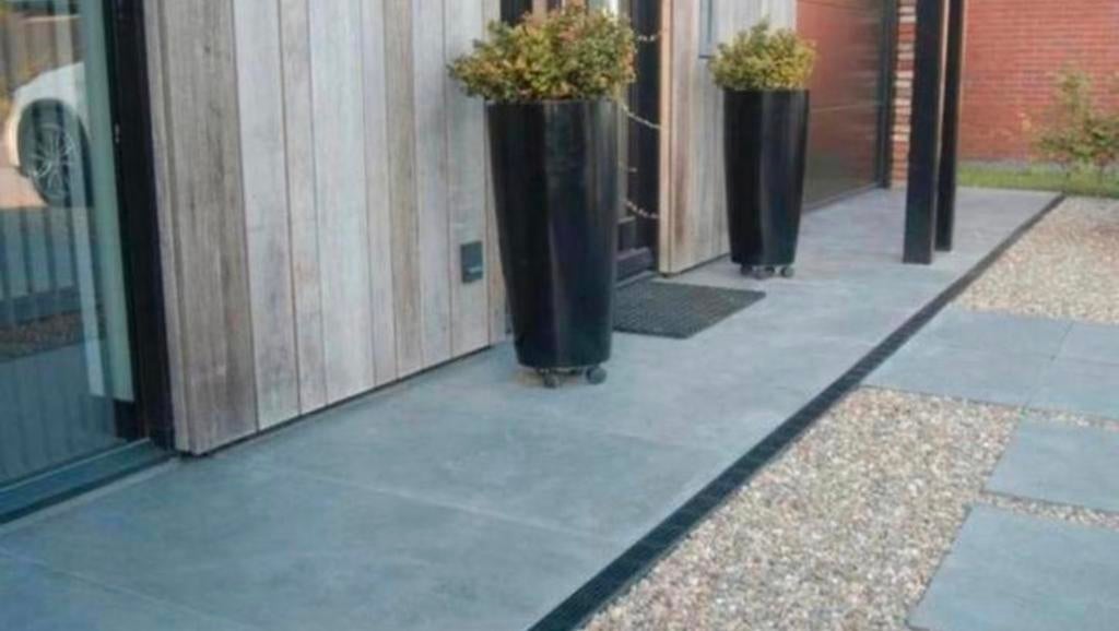Goot oprit, terras Aluminium Eloxiert- Zwart, Ophalen of Verzenden