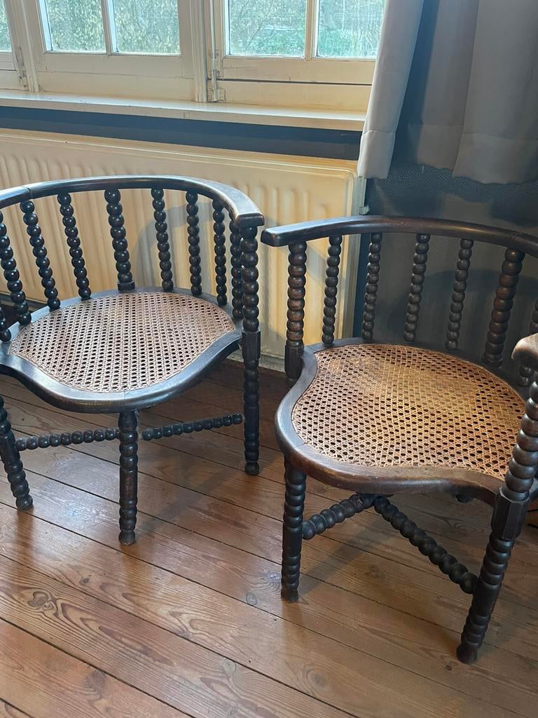 Set van 2 bobbin hoekstoelen, Enlèvement