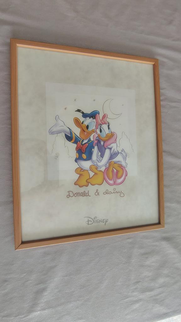 Donald en Daisy Disney, Ophalen, Donald Duck, Gebruikt, Plaatje of Poster