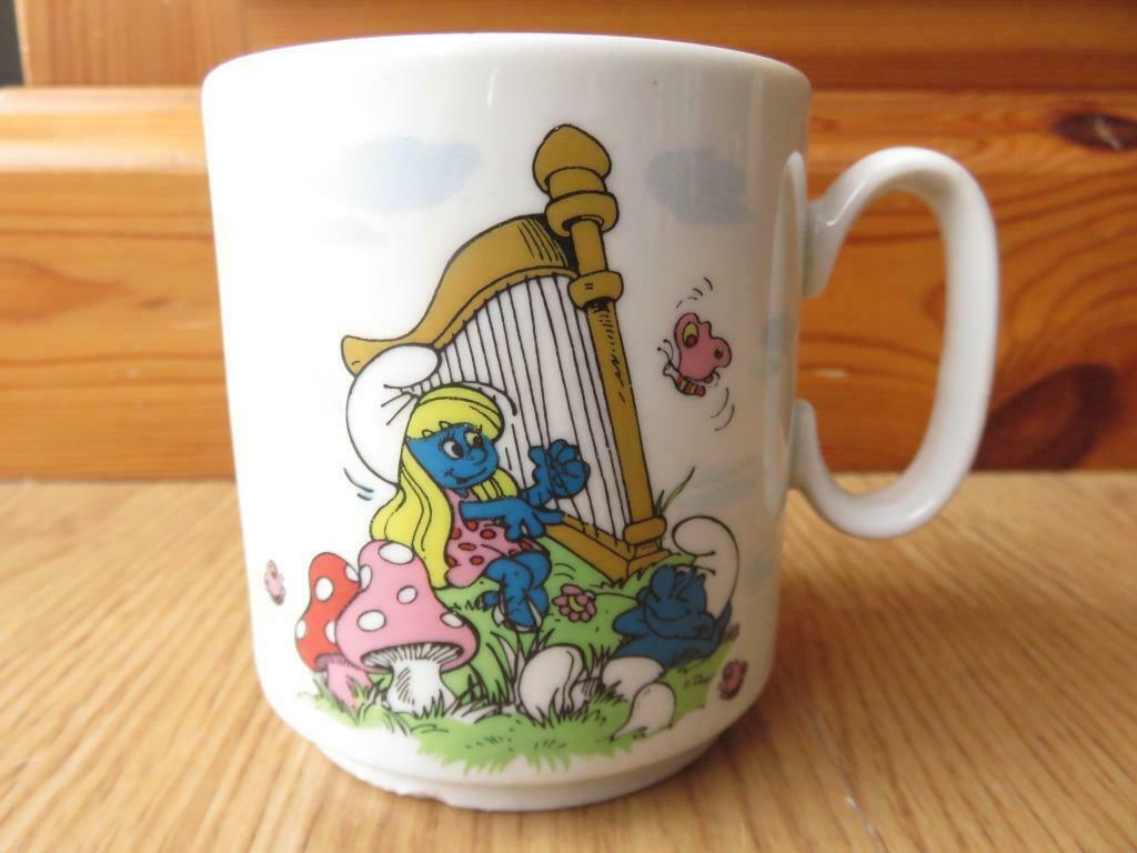 mug tasse les Schtroumpfs en porcelaine, Ophalen of Verzenden, Nieuw, Porselein, Kop(pen) en/of Schotel(s)