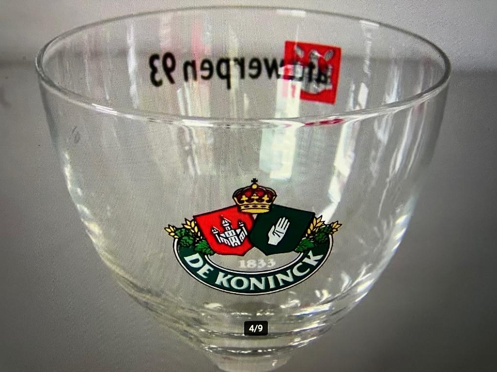 Bollekes glazen De Koninck Antwerpen 93 Nieuw, Verzamelen, Glas en Drinkglazen, Ophalen, Nieuw