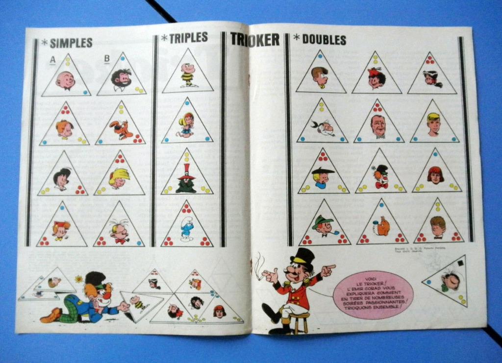 Supplément Spirou 1661 Jeu Trioker - 12 février 1970, Une BD, Comme neuf, Enlèvement, Collectif