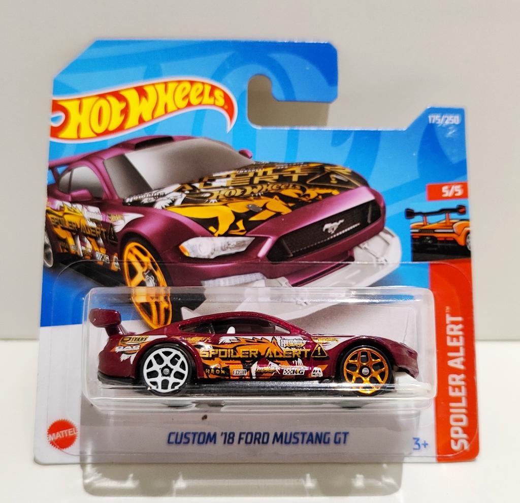 Hot Wheels Custom '18 Ford Mustang GT Spoiler Alert (2022), Ophalen of Verzenden