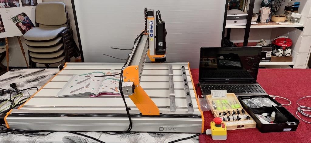 CNC Freesmachine    Stepcraft D840, Doe-het-zelf en Bouw, Gereedschap | Freesmachines, Ophalen, Nieuw, Elektrisch, Overige soorten
