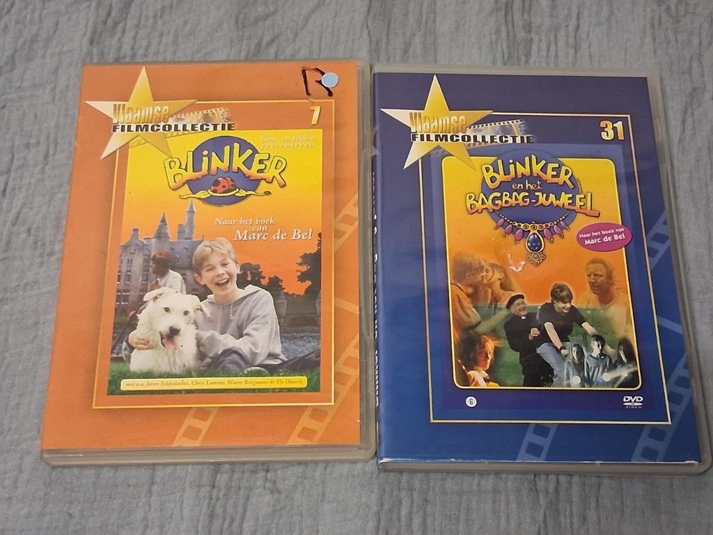 Dvd's Blinker; de bakfietsbioscoop/ het bag-bag-juweel, Cd's en Dvd's, Dvd's | Kinderen en Jeugd, Zo goed als nieuw, Film, Avontuur