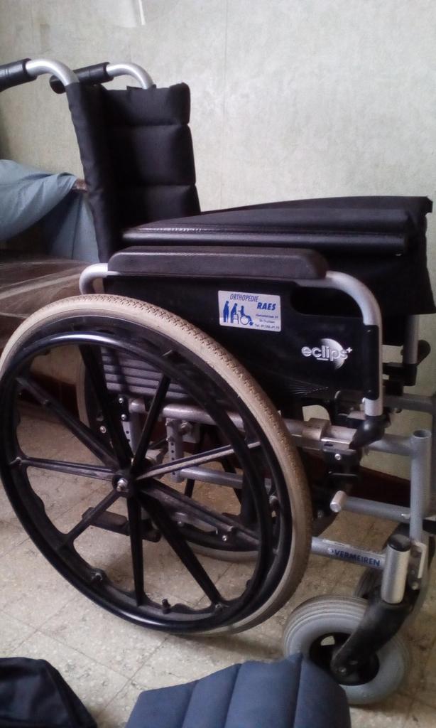 Rolstoel in ultra light versie legering alumimium, Enlèvement ou Envoi, Comme neuf