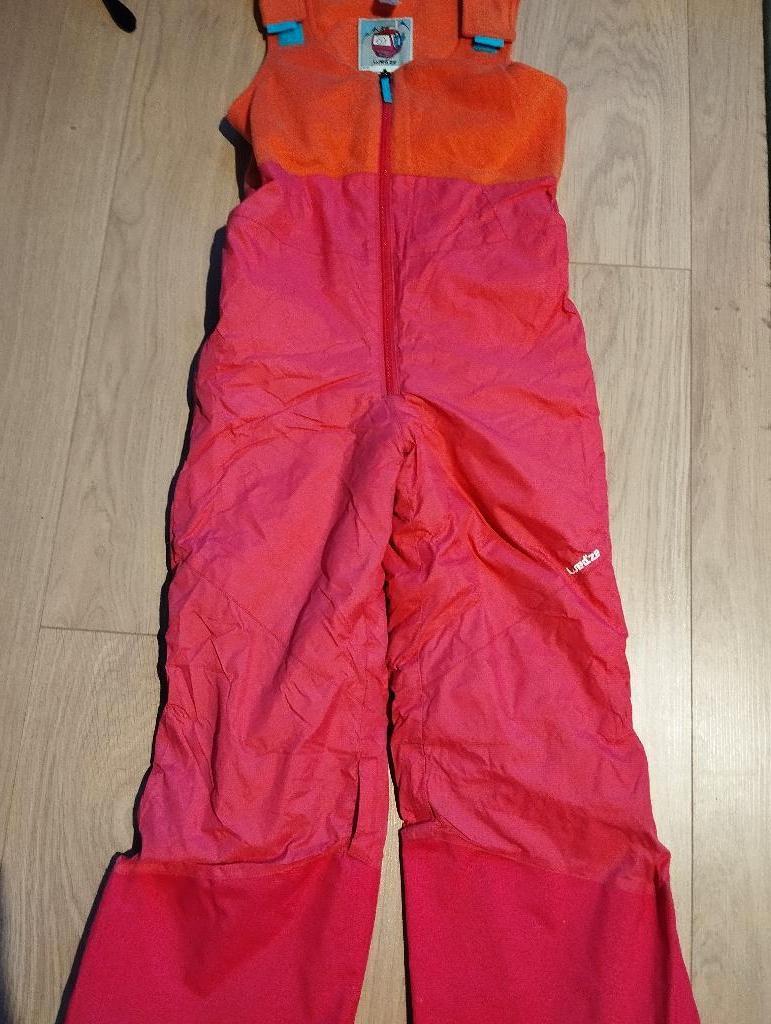 Ski-overaals Wedze maat 105-124 (5-6jaar)meisjes roze, Sport en Fitness, Skiën en Langlaufen, Zo goed als nieuw, Kleding, Ski