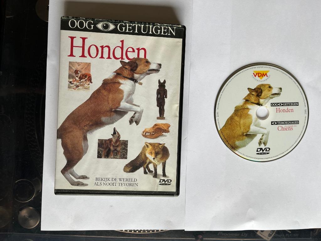 dvd ooggetuigen "Honden", Alle leeftijden, Ophalen of Verzenden, Zo goed als nieuw, Natuur