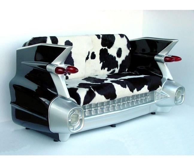 Sofa - Autobank - met verlichting - 195 cm, Huis en Inrichting, Ophalen, Nieuw