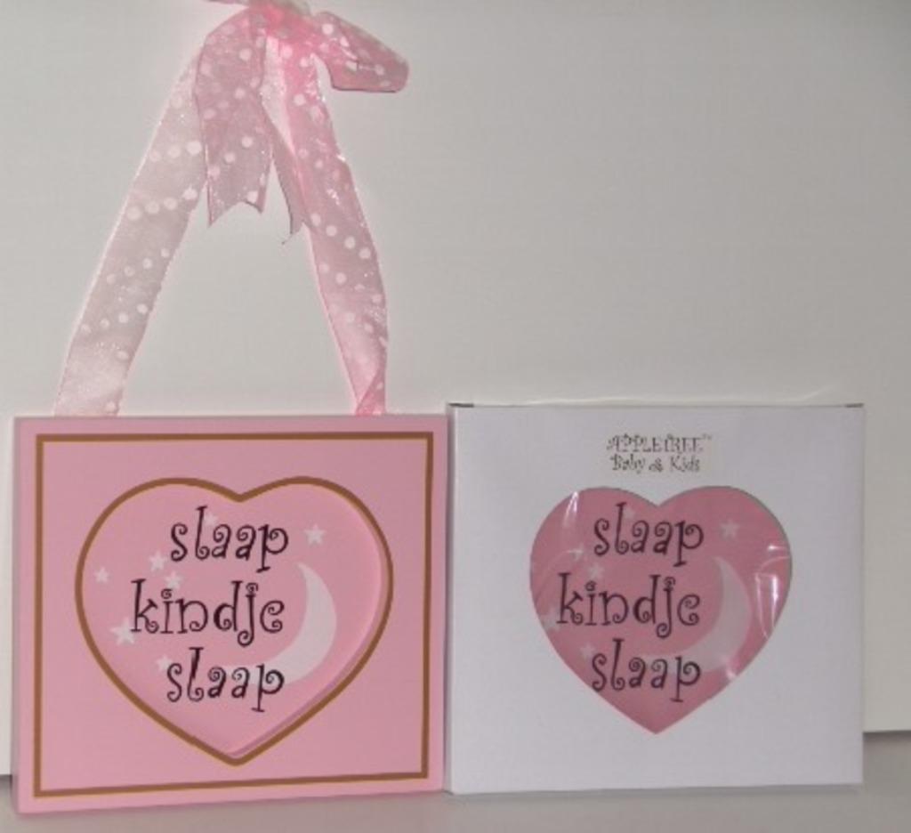 SLAAP KINDJE SLAAP ROSE WANDDECORATIE Appletree NIEUW, Ophalen of Verzenden, Nieuw, Wanddecoratie