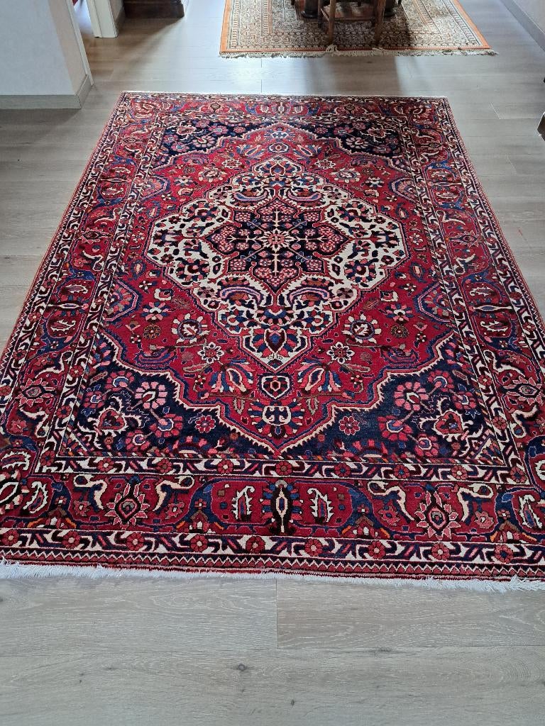 Tapis oriental Iran Bachtiar fait main 3.05x2.10, Antiquités & Art, Enlèvement