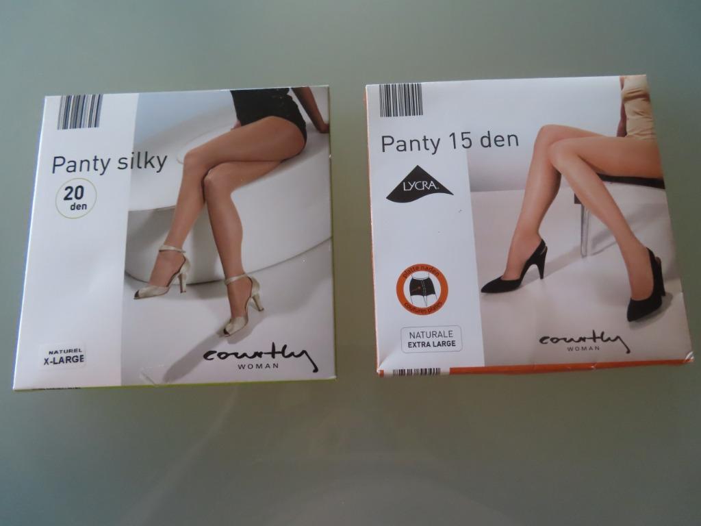 NIEUW : Panty Lycra  (Lot van 2 paar) Counthy woman, Overige typen, Bruin, Nieuw, Overige maten