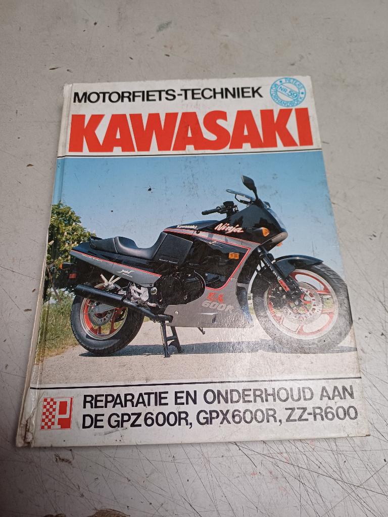 kawasaki gpz 600 gpx 600 en zzr 600 werkplaatshandboek, Motos, Modes d'emploi & Notices d'utilisation, Enlèvement ou Envoi, Kawasaki
