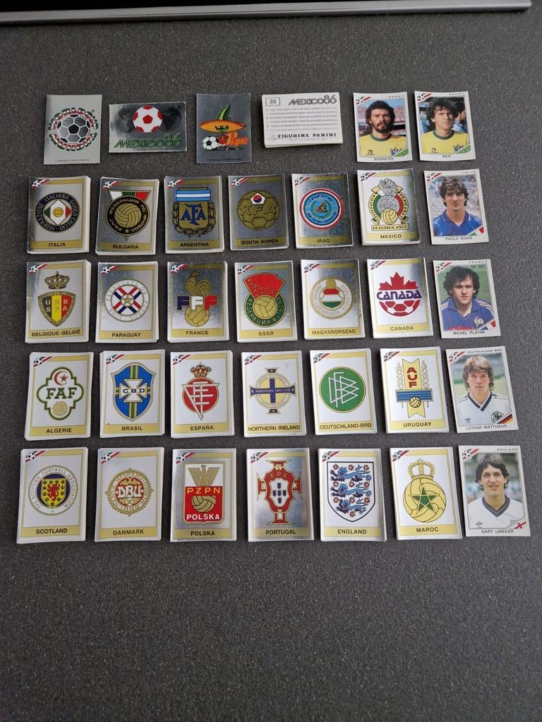 Panini Mexico 86 WK WM 1986 ** 426 DIFFERENT STICKERS ROOKIE, Hobby en Vrije tijd, Stickers en Plaatjes, Gebruikt, Meerdere stickers