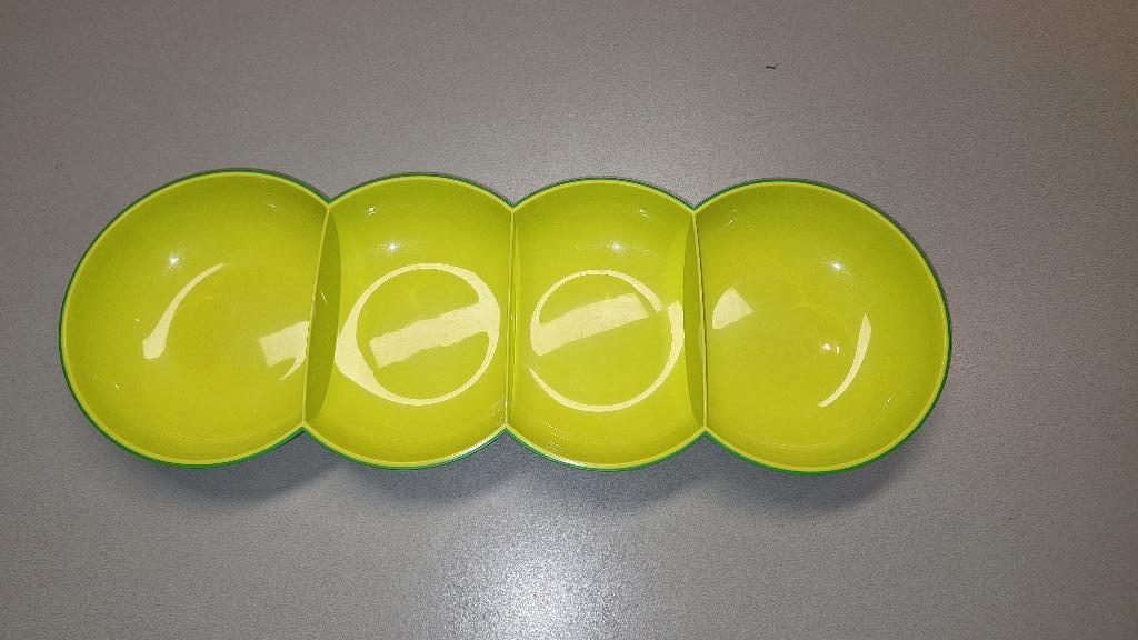 Tupperware Allegra tapaschaal, Ophalen of Verzenden, Zo goed als nieuw, Groen
