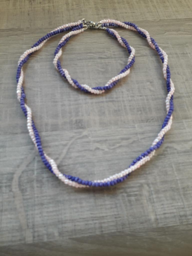 juwelen, Handtassen en Accessoires, Kettingen, Ophalen, Kunststof, Blauw, Nieuw