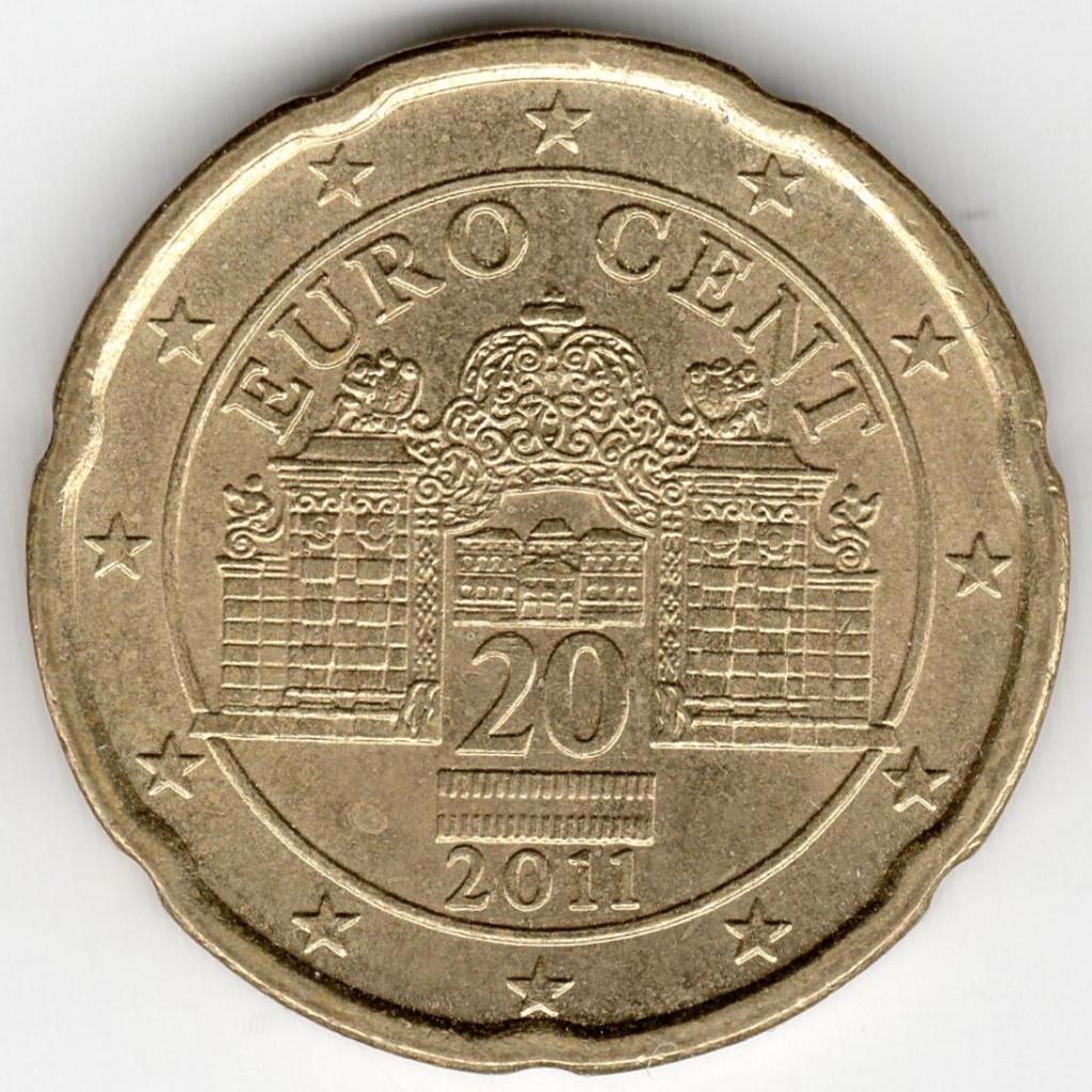 Oostenrijk : 20 Cent 2011  KM#3140  Ref 10558, Postzegels en Munten, Munten | Europa | Euromunten, Ophalen of Verzenden, Oostenrijk