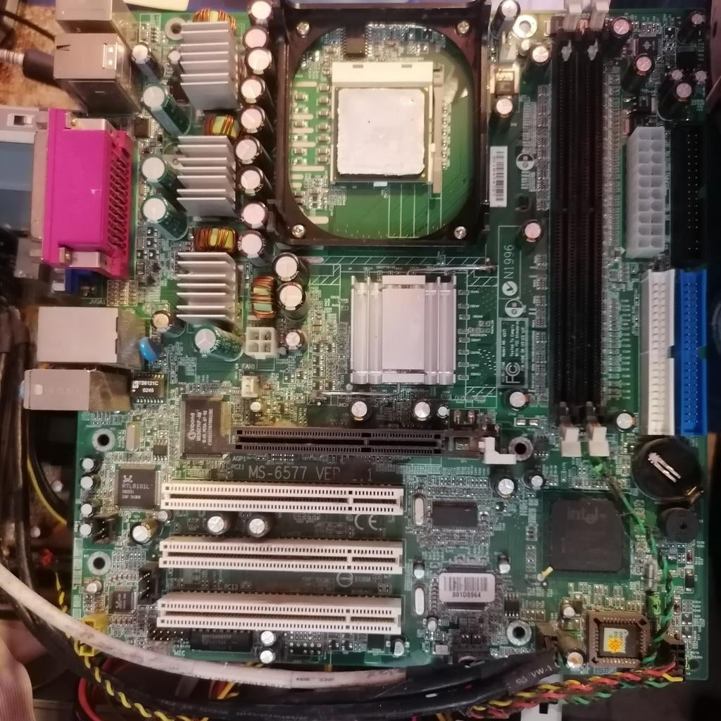 Carte mère pc - MS6577 VER, Ophalen of Verzenden, Zo goed als nieuw