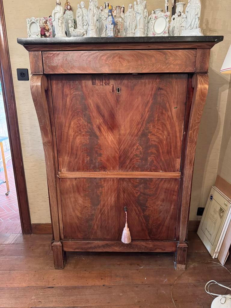Magnifique secretaire en acajou époque restauration, Enlèvement