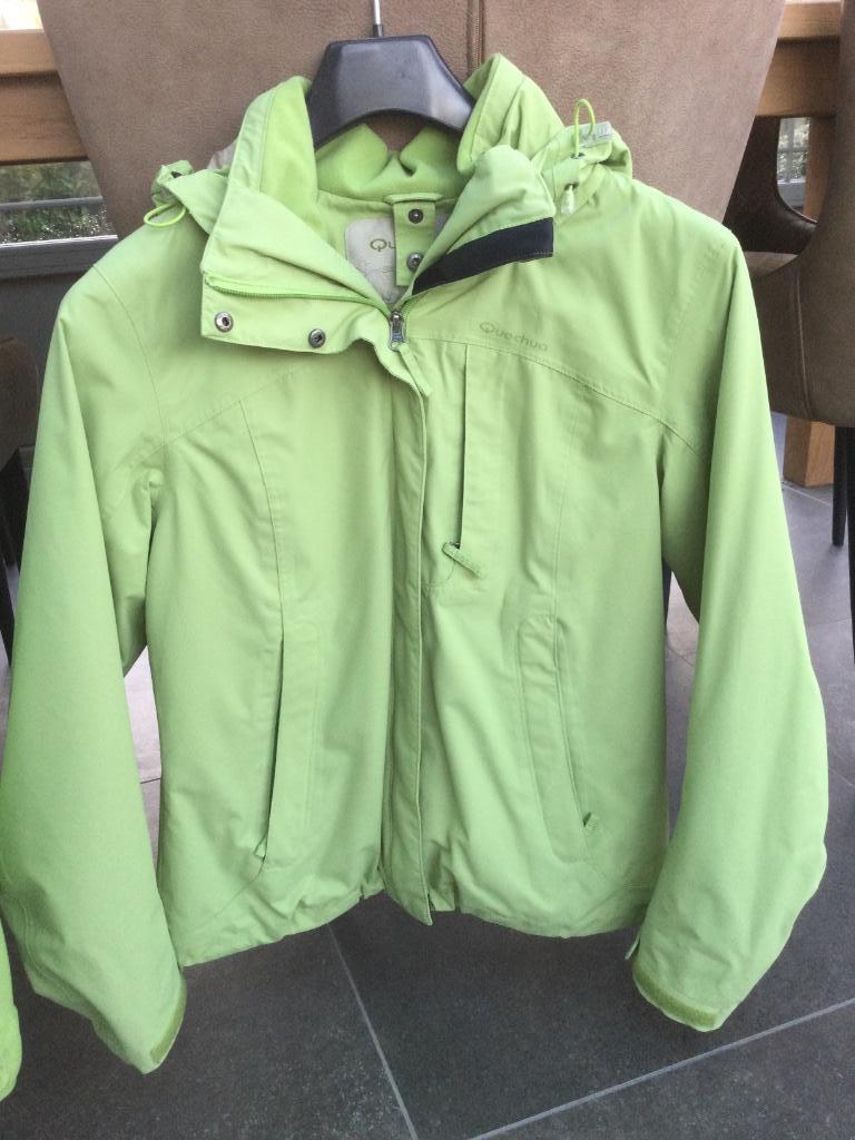 Multifunctionele jas + fleece, Enlèvement ou Envoi, Comme neuf, Vert, Quechua