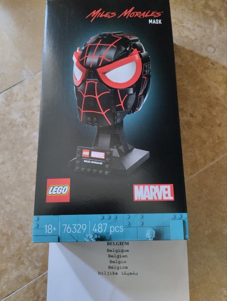 Lego 76329 Marvel Miles Morales Masker- nieuw -, Ophalen of Verzenden, Nieuw, Complete set, Lego