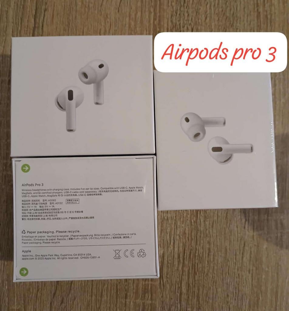 Apple AirPods Pro (3rd generation), Autres marques, Enlèvement ou Envoi, Bluetooth, Comme neuf