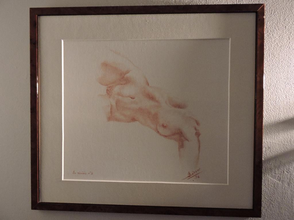 Pastel nu, Antiquités & Art, Enlèvement