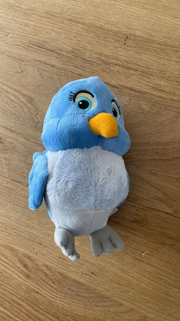 Vogeltje knuffel prinses Sofia, Ophalen of Verzenden, Zo goed als nieuw, Overige typen