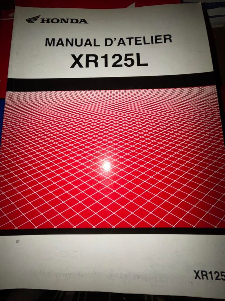 Manuel d'atelier de la Honda XR125 L en français, Motos, Modes d'emploi & Notices d'utilisation, Enlèvement ou Envoi, Honda