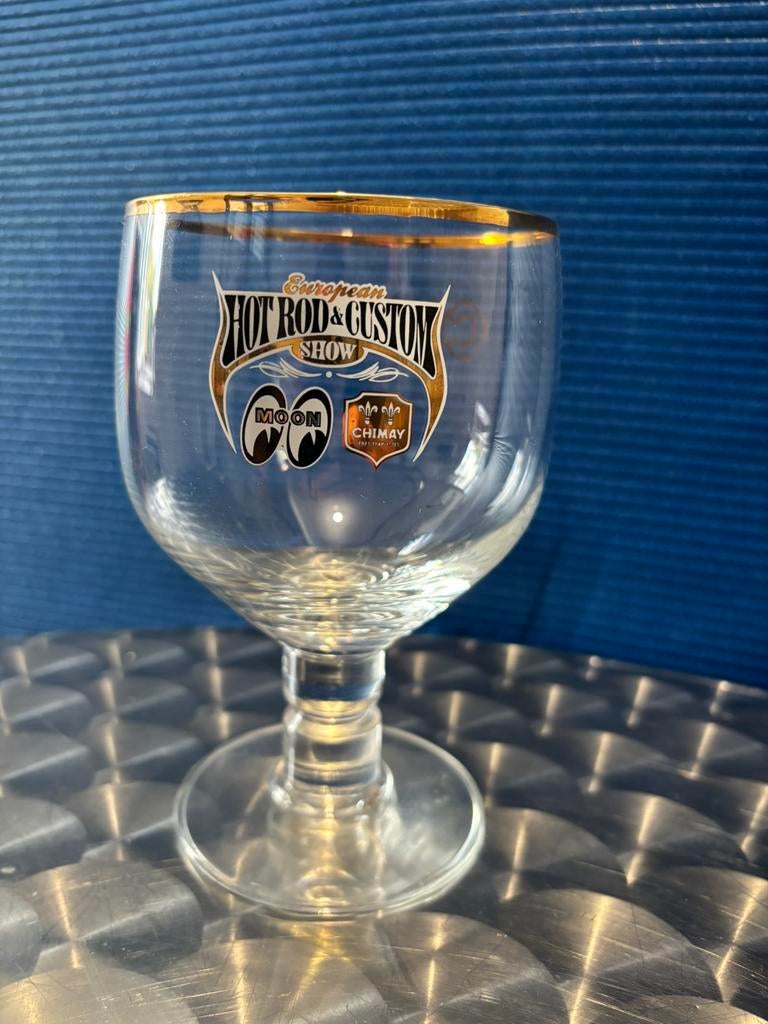 Verre chimay Hot-Rod et Custom Show Moon, Enlèvement ou Envoi, Neuf, Verre ou Verres, Autres marques