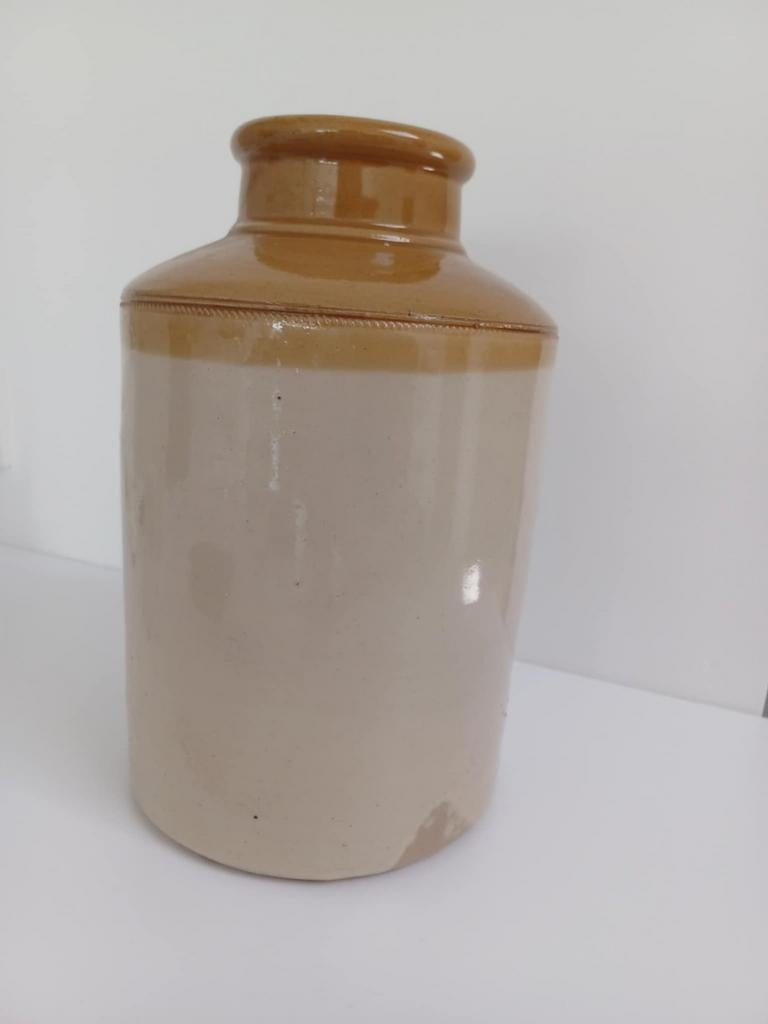 Antieke geglazuurde voorraadpot, Antiek en Kunst, Ophalen of Verzenden