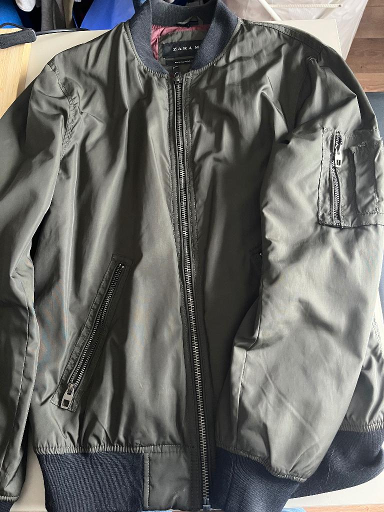 Bomber jacket, Kleding | Heren, Ophalen, Maat 48/50 (M), Zo goed als nieuw, Zara Man