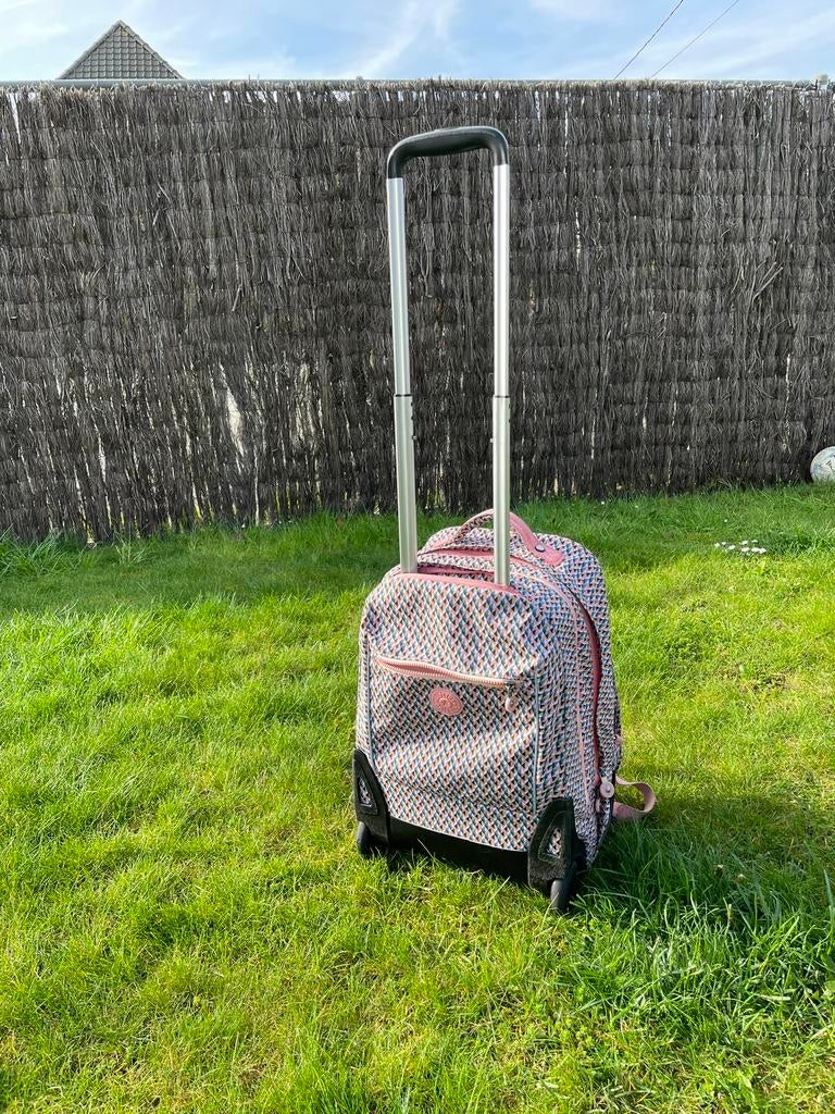 Kipling trolley, Enlèvement, Utilisé, Rose, Sac à dos
