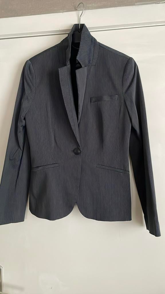Mango blazer blauw wit 40, Enlèvement ou Envoi, Comme neuf