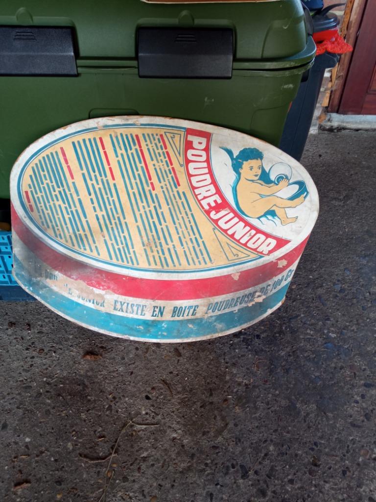 Poudre Junior reclamebord baby poeder, Verzamelen, Ophalen, Gebruikt, Reclamebord