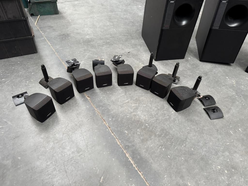 Bose speakers + mini’s, Enlèvement, Utilisé, Autres marques, Autres lecteurs