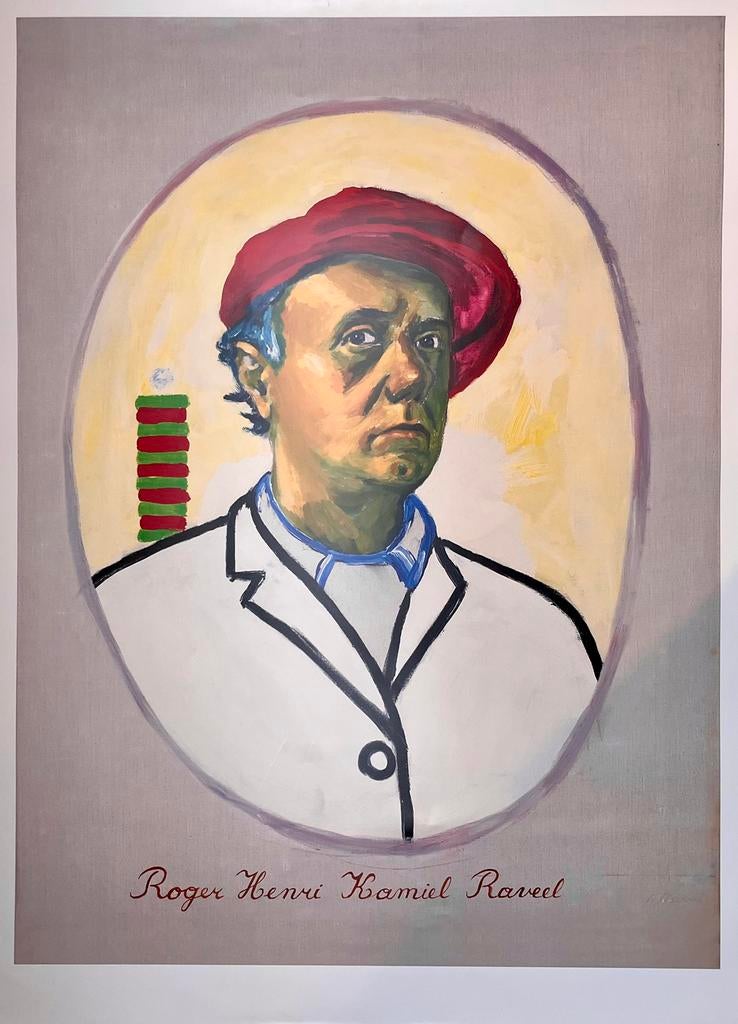 Roger Raveel - Grote prent - 66 x 50 cm - Nieuwstaat, Ophalen of Verzenden
