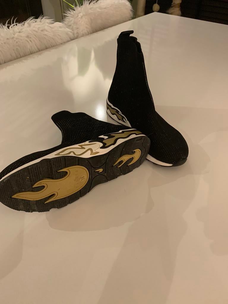 Laarsjes zwart Sandro maat 38, Kleding | Dames, Schoenen, Ophalen of Verzenden, Zo goed als nieuw