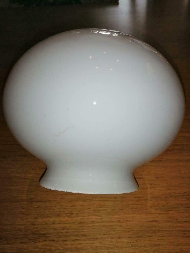 Globe en opaline blanche, Enlèvement ou Envoi, Utilisé, Vintage, Autres types