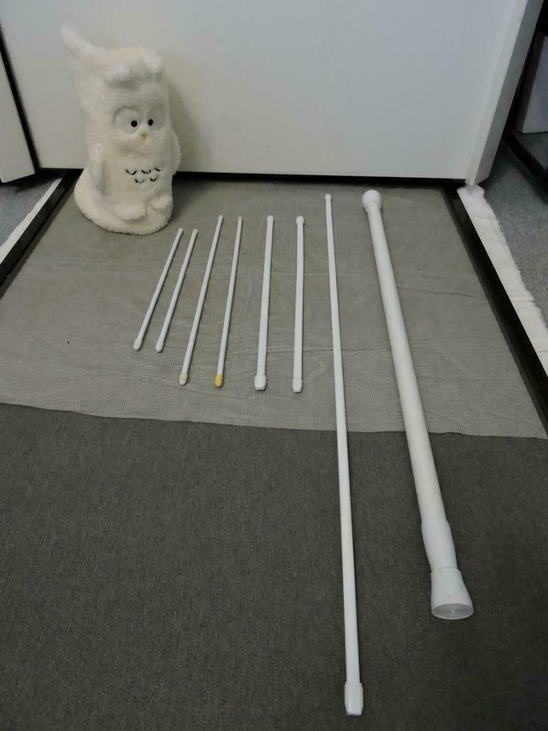 Lot de 8 tringles de rideaux A SAISIR !, Enlèvement ou Envoi, Utilisé