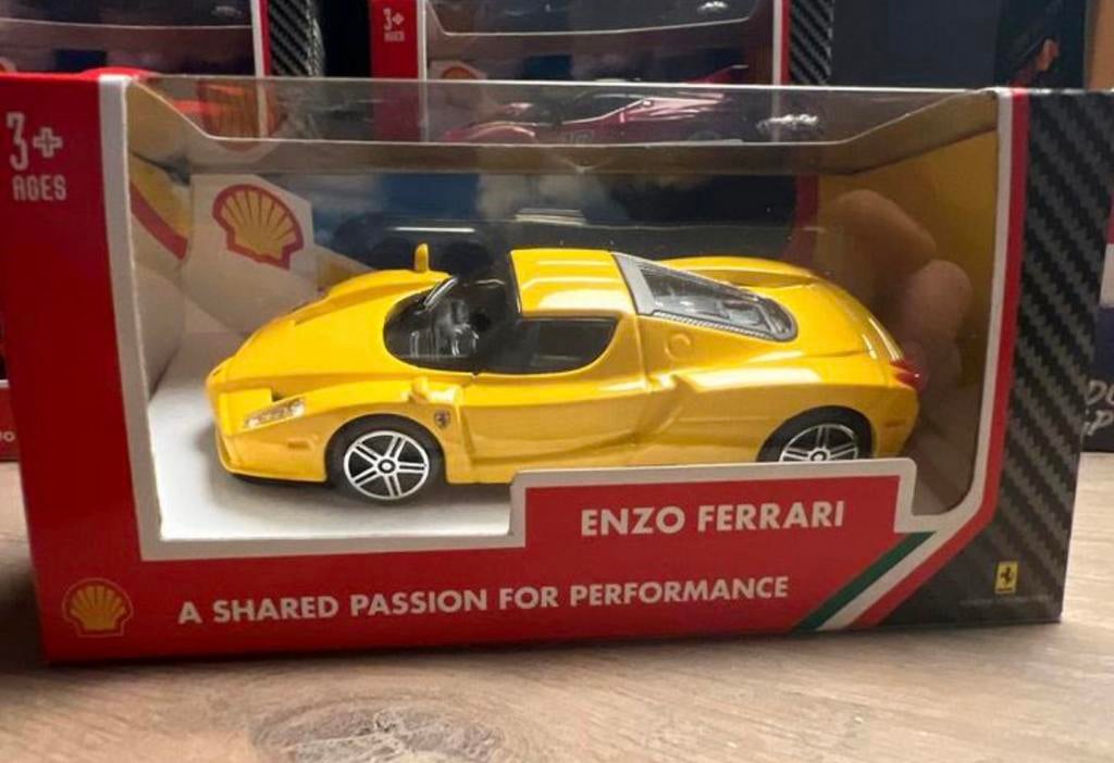Ferrari Shell collection Burago 1:43, Hobby en Vrije tijd, Ophalen of Verzenden, Nieuw, Auto, Overige merken