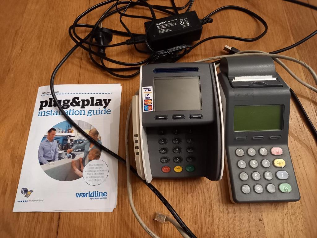 Bancontact worldline yomani terminal met handelaarsmodule, Ophalen of Verzenden